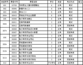 本科电子商务专业省考